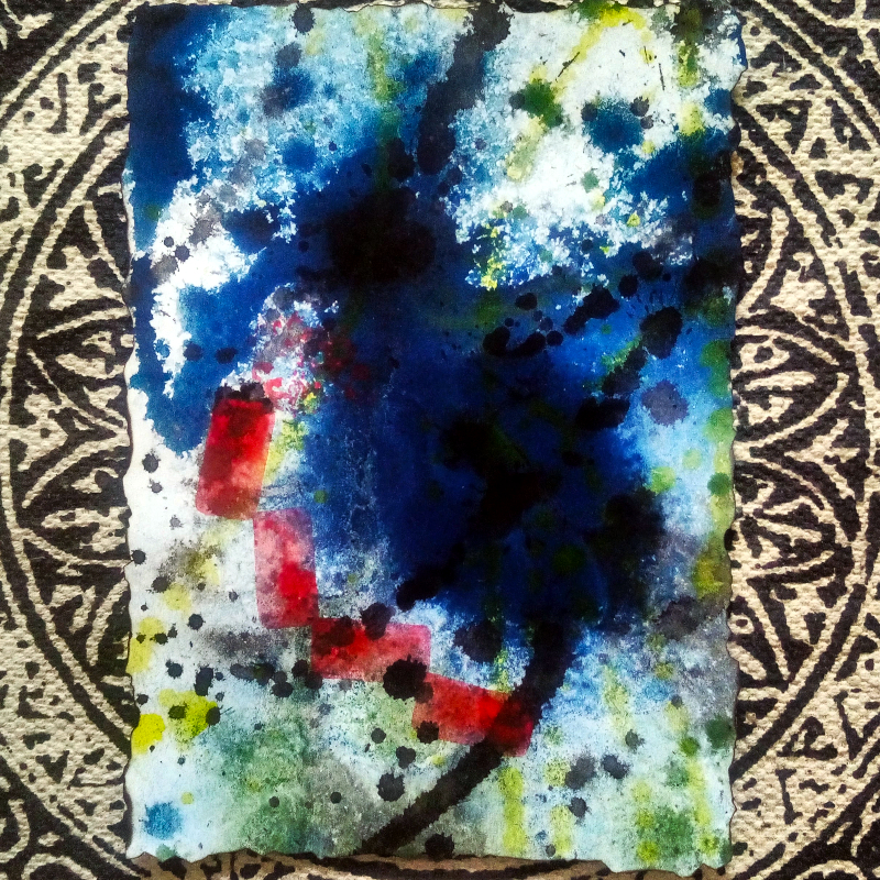 an acrylic painting