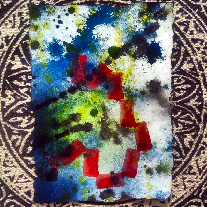 an acrylic painting