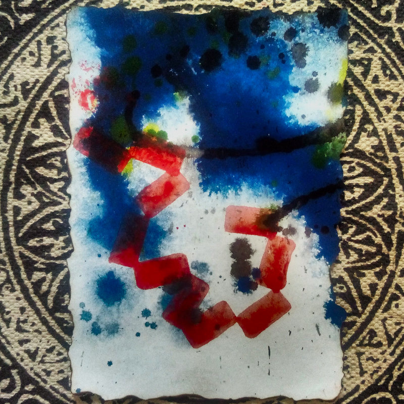 an acrylic painting