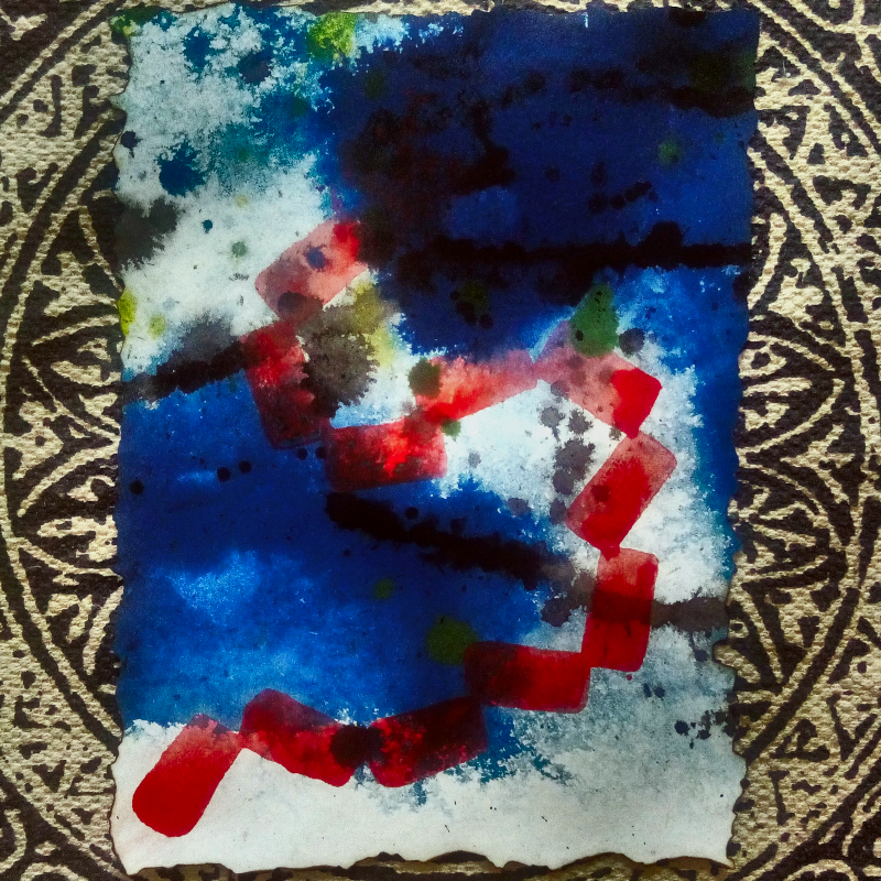 an acrylic painting