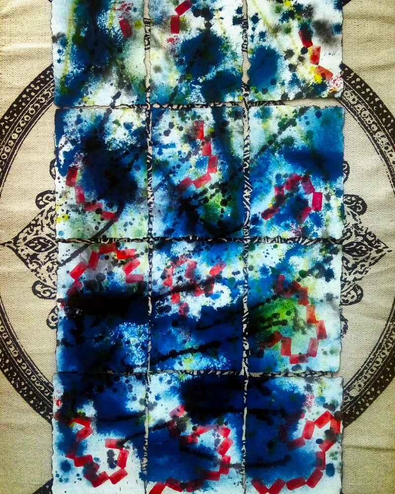 an acrylic painting