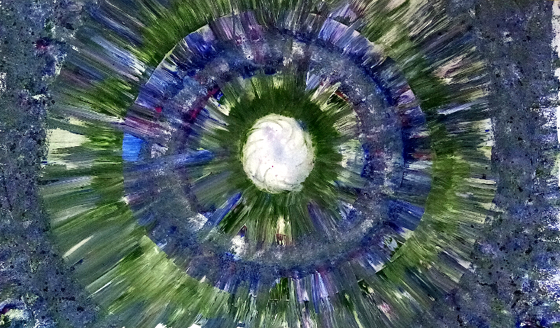 an acrylic painting