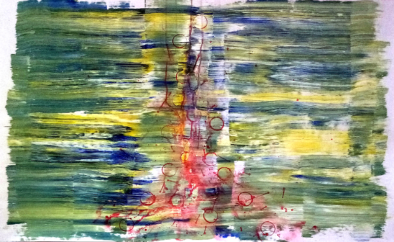 an acrylic painting