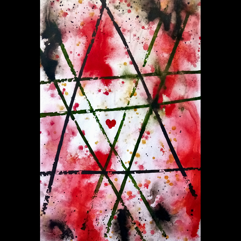 an acrylic painting