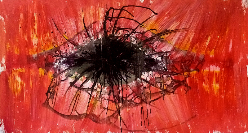 an acrylic painting